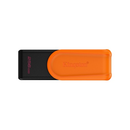 Kingston Technology DataTraveler 256 GB Portable USB 3.2 Gen 1 Exodia S - Sleek Black & Orange Design for Ultimate Storage Solut
